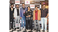 Vikram Kochhar, Dayanand Shetty, Seema Pahwa, and Brijendra Kala at the Rocket Reels launch