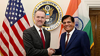 India-US Trade Deal: Goyal, Greer to Hold Talks on June 23-24, Says Commerce Secy X/@USTradeRep : India's Commerce and Industry Minister Piyush Goyal with US Trade Representative Jamieson Greer (Photo: X/@USTradeRep)