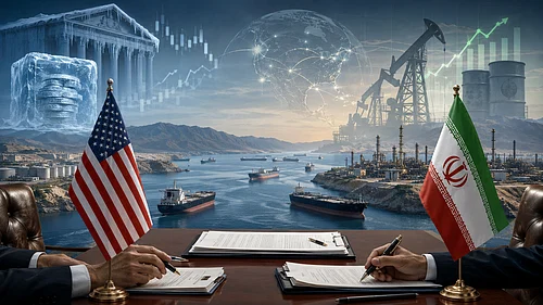 AI Generated Image : US Iran Deal
