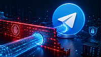 AI Generated Image : Use of VPN bypasses ban on Telegram, leading to digital security risks