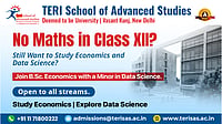 TERI SAS B.Sc. Economics Programme: Shaping Future-Ready Economists Since 2023 TERI SAS B.Sc. Economics Programme: Shaping Future-Ready Economists Since 2023