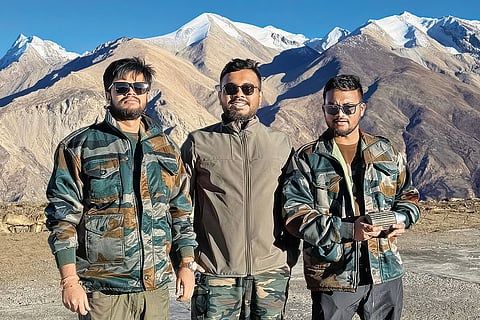 From left: Founders Om Prakash, Bodhisattwa Sanghapriya and Shuvam Dash