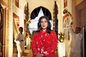 Jahnavi Kumari Mewar, a member of India's Mewar royal family