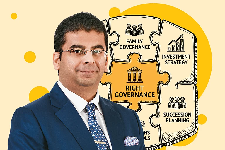 Rishabh Shroff is partner, co-head, private client, and head, international business development, Cyril Amarchand Mangaldas - | Illustration: Vinay Dominic