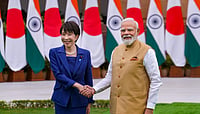 PTI Image : PM Modi With His Japanese Counterpart Sanae Takaichi