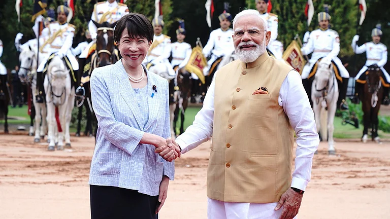 Japan PM Sanae Takaichi and PM Narendra Modi - null
