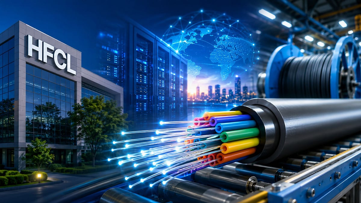 AI generated  : HFCL bags ₹495 Cr Optical Fibre Cable Export Order From International Data Centre Company