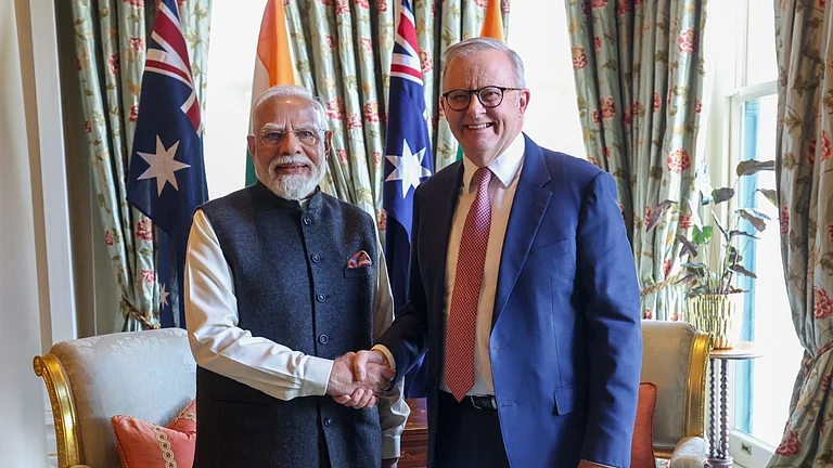 Prime Minister Narendra Modi and Australian PM Anthony Albanese - X