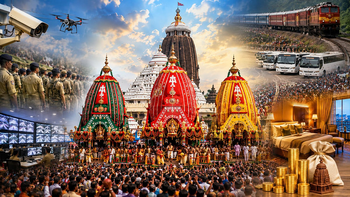 Jagannath Puri Rath Yatra Festival  - AI generated representative image