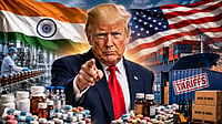 AI generated representative image : How Trump's Tariff Plan Can Impact India's Pharmaceuticals and Exports