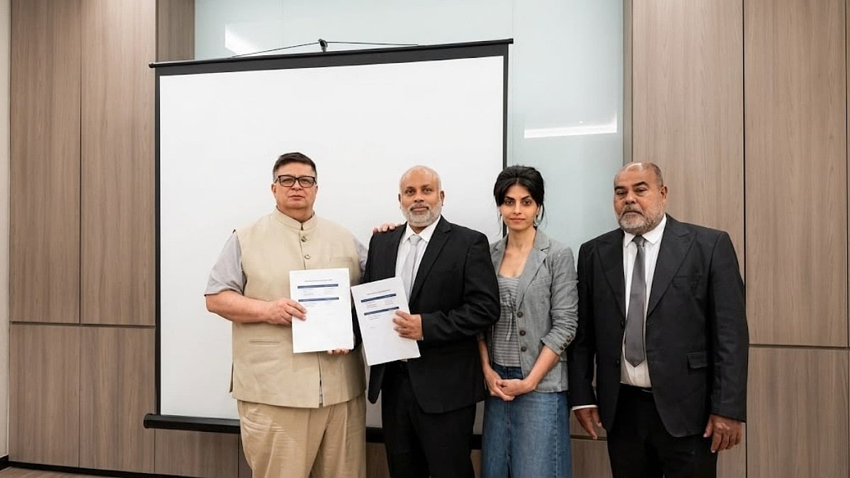 L-R  Dr Sailesh Hiranandani,  Mr Mohamed Fayaz, Ms Vandana Yadav, Mr Abdulla Jabir - null