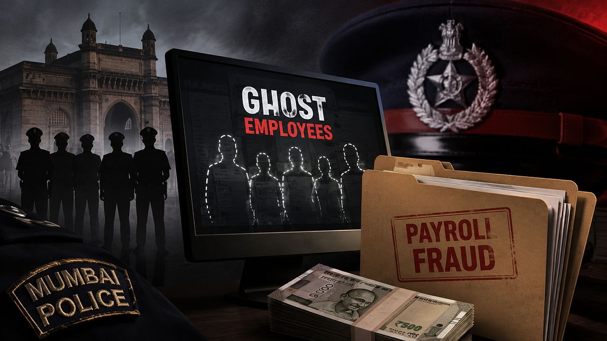 Mumbai Police payroll fraud - AI generated representative image