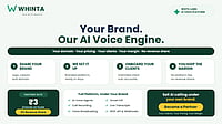 Whinta Launches White-Label AI Voice Platform, Letting Agencies Run Their Own Voice AI Business Whinta Launches White-Label AI Voice Platform, Letting Agencies Run Their Own Voice AI Business