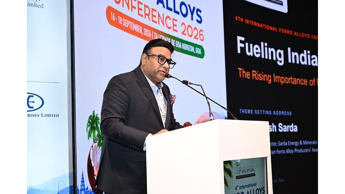 Mr. Manish Sarda, Chairman, IFAPA at Indian Ferro Alloys Conference 2026 in Goa - null