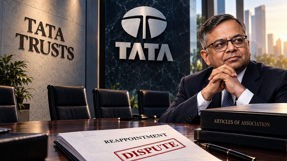 Tata Trusts Rejects ‘Deadlock’ Claim, Says Chandrasekaran Reappointment Vote Is 'Void' - AI Generated Image