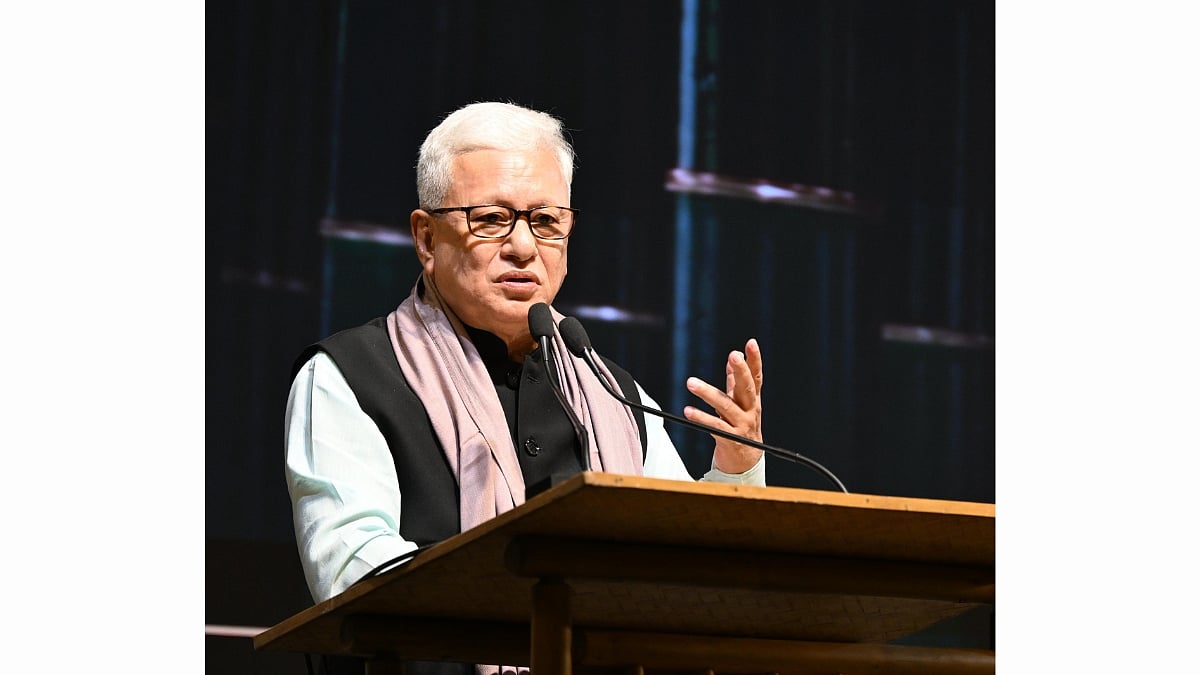 Maharashtra Governor Jishnu Dev Varma addresses the inaugural session of the Bamboo Economy & Sustainability Summit 2026 at The Westin Mumbai Powai Lake on Sunday. - null