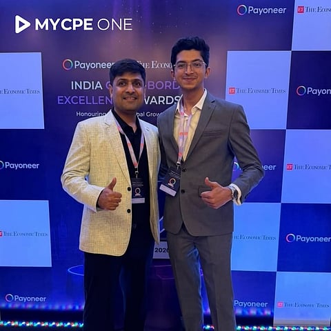 Shalin (Shawn) Parikh and Nemin Vora represented MYCPE ONE at the Payoneer India Cross-Border Excellence Awards 2026 in New Delhi