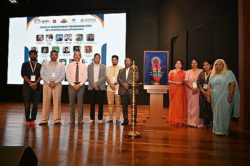 Dignitaries present in the Inaugural session of the FDP at Manipal University Jaipur - null
