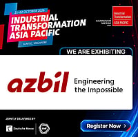 Azbil To Present Automation Solutions As A Platinum Partner At Industrial Transformation ASIA-PACIFIC 2026 Azbil to Present Automation Solutions as a Platinum Partner at Industrial Transformation ASIA-PACIFIC 2026.