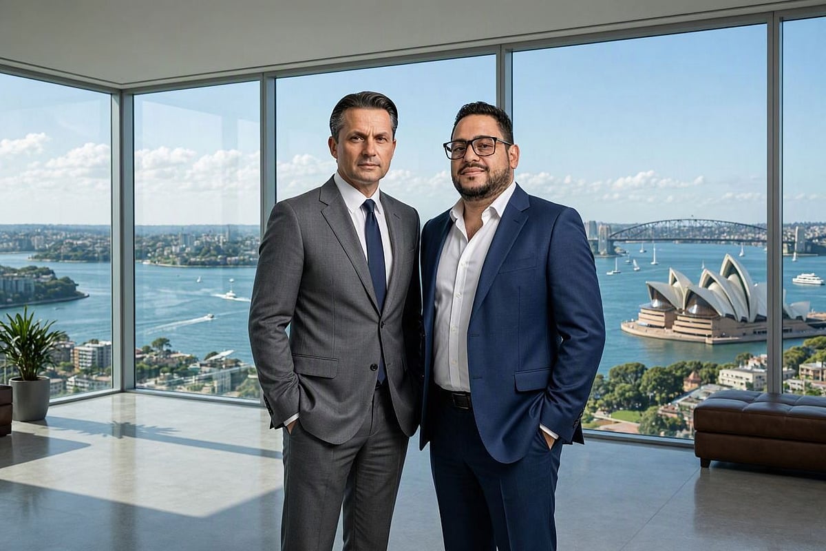 Left: Holger Thorsten Schubart, Founder and CEO of the Neutrino Energy Group & Right Rahul Tandon, CEO of Helix Energy Group. - null