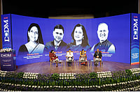 Radhika Bordia, Journalist; Ashwin Yardi, Non-Executive Chairman, Capgemini India; Chetna Sinha, Founder, Mann Deshi Foundation & Mann Deshi Mahila Bank; Ravi Sreedharan, Founder & President, ISDM