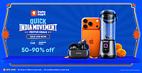 Quick India Movement Returns To Instamart, Bigger On Assortment And Deals Instamart’s Quick India Movement Sale is back with festive deals and 50–90% off across electronics, home appliances, beauty, and more