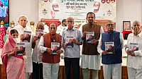 L-R: Smt. Pushpa T Dugar; Sri Dhaman Prakash Rathod; Sri Janakiraman; Sri Tarachand Dugar; Sri Thyagarajan, Chairman, Shriram Group; Sri M Kishore Menon; and Sri Subhashchand Ranka