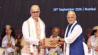 K J Somaiya Institute Of Management Confers Degrees On 1,244 Students Chief Guest Mr. Ashutosh, Founder and CEO, KANALYTICS (left), being facilitated by Dr. Raman Ramachandran, Dean and Director of K J Somaiya Institute of Management (right)