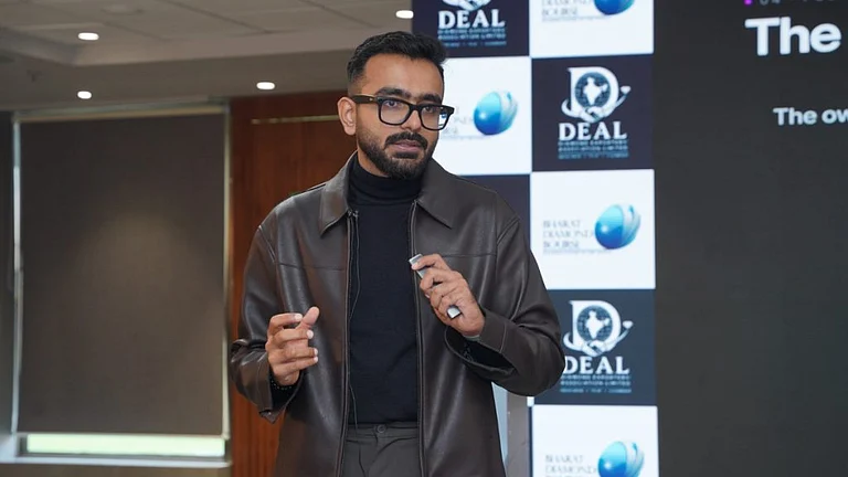 Nikhar Arora showed diamond and jewellery owners how AI agents can work across their trade, as orders return to the market - null