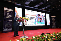 MAHE Nature Conference On Infectious Diseases Inaugurated In Manipal Dr Sharath K Rao, Vice Chancellor, MAHE, sharing his insights during the MAHE Nature Conference