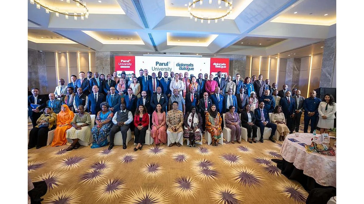 Parul University Fosters Global Collaboration Through Diplomats In Dialogue 3.0, While Celebrating Cultural Diversity At PU Navratri 2026