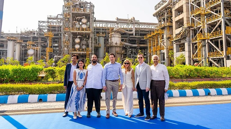 US Secretary of State Marco Rubio At Reliance's Jamnagar Oil Refinery - @USAmbIndia
