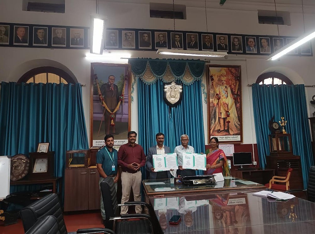 Bisleri International and Maharajas College, University of Mysore, join hands to build a culture of responsible plastic waste management on campus