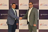 Ajit Kumar Jha, Director, Indigo Infra Projects and Varun Sharma, Managing Director, Origen Realty signs agreement for D-wall construction of The Oryza by Origen Realty