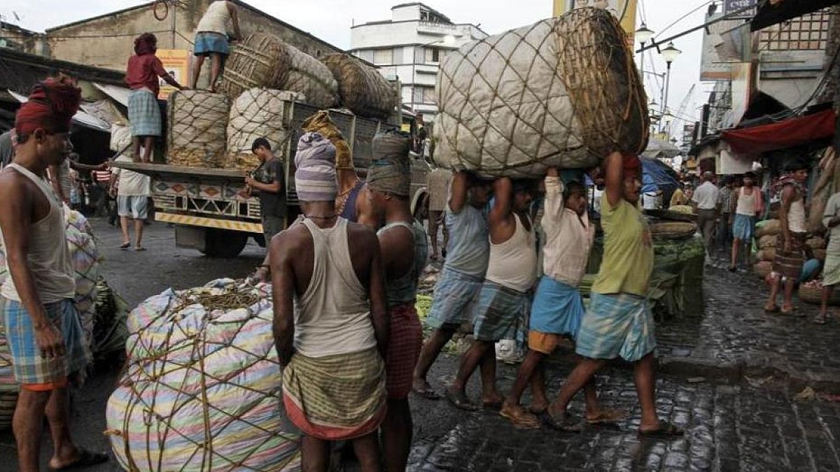 The Indian economy had contracted by 7.3 per cent in the 2020-21 fiscal year. 