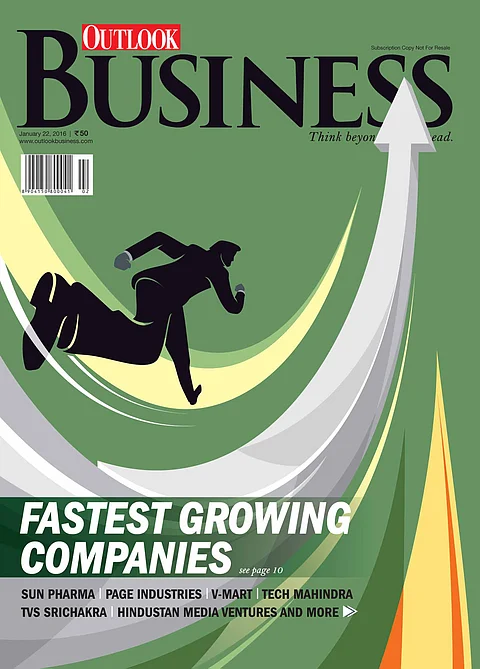 Which companies made it to the Outlook Business Fastest Growing Companies 2016 list?