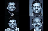 Talking Shop: (Clockwise from top left) CV Madhukar; Vivek Srinivasan; P Balaji; and Nitai Mehta
 : Talking Shop: (Clockwise from top left) CV Madhukar; Vivek Srinivasan; P Balaji; and Nitai Mehta
