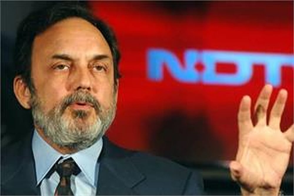 NDTV promoter Prannoy Roy