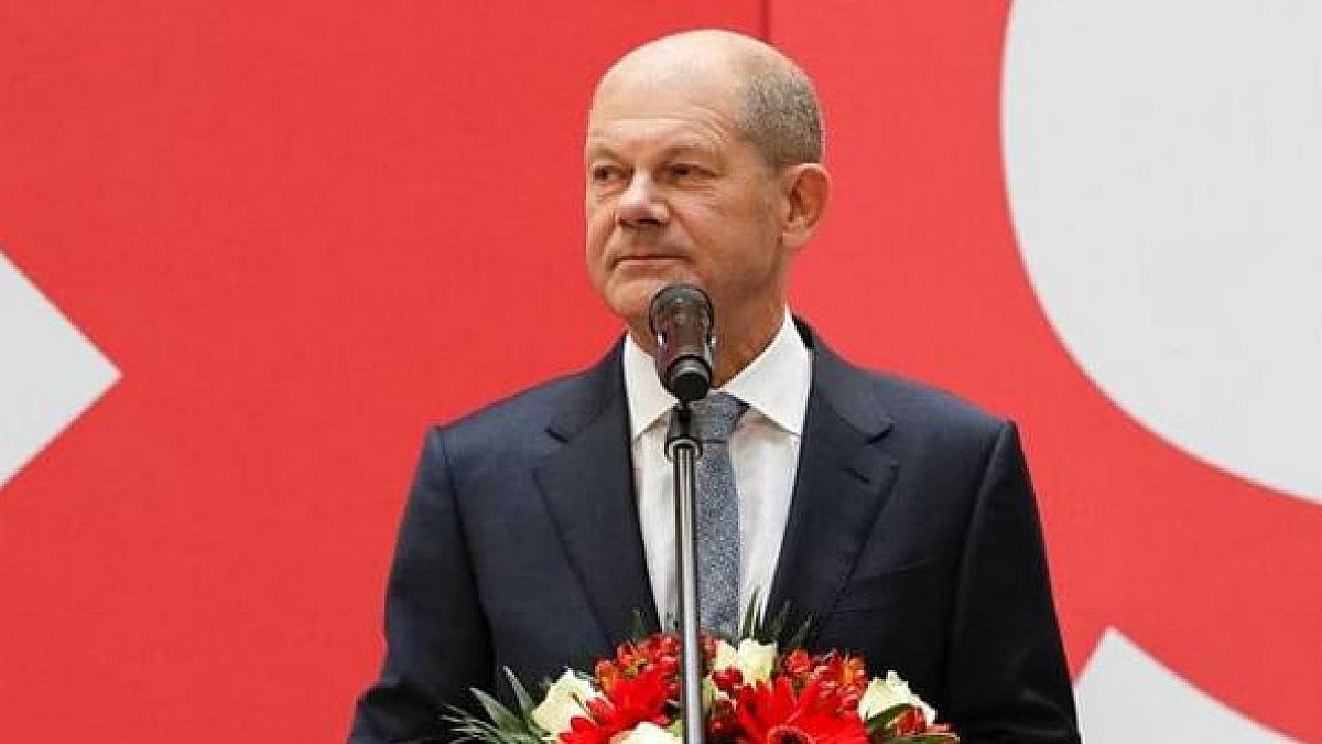 German Chancellor Olaf Scholz