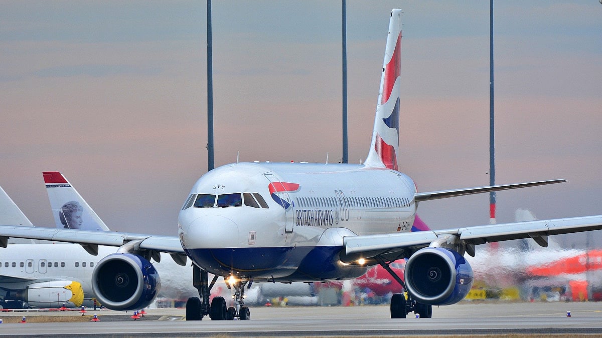 An British Airways Airplane