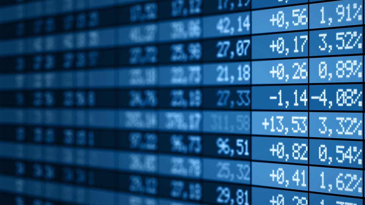 The Russian stock market index fell by about 10 per cent.