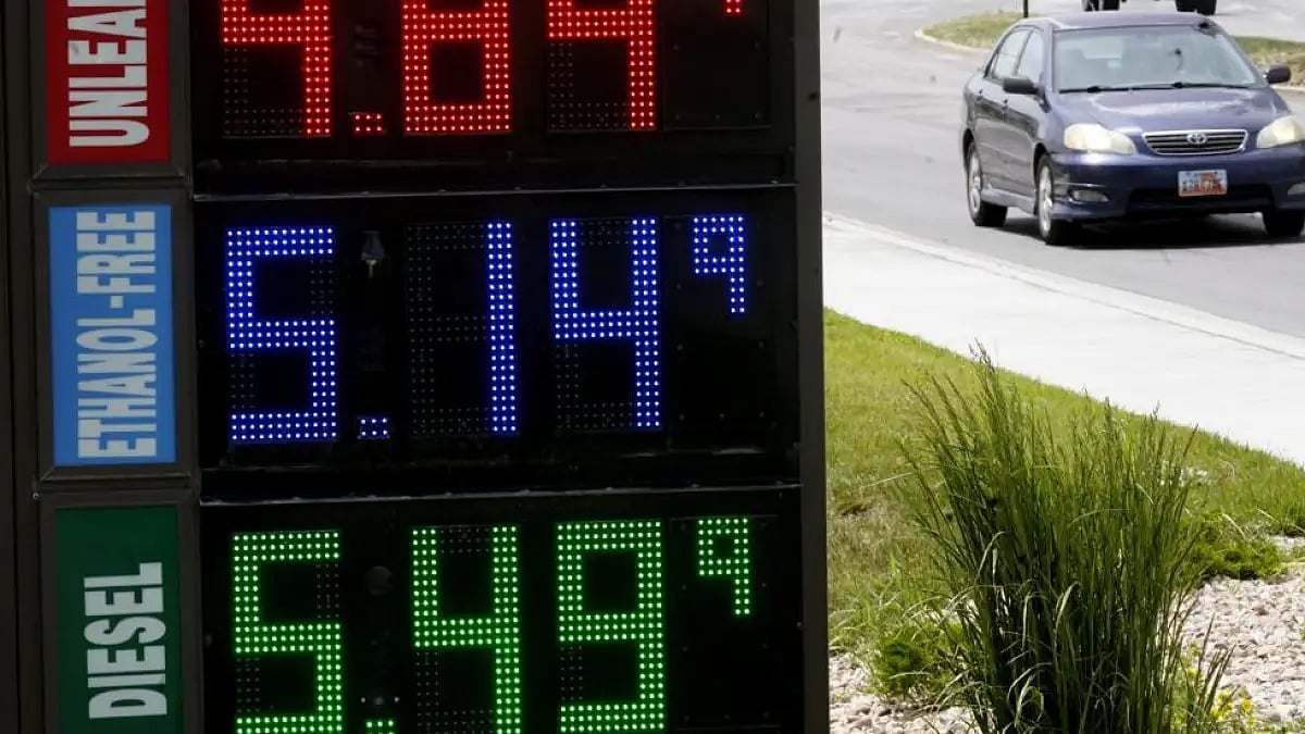 Gasoline prices are displayed at a gas station on Thursday, June 9, 2022, in Salt Lake City