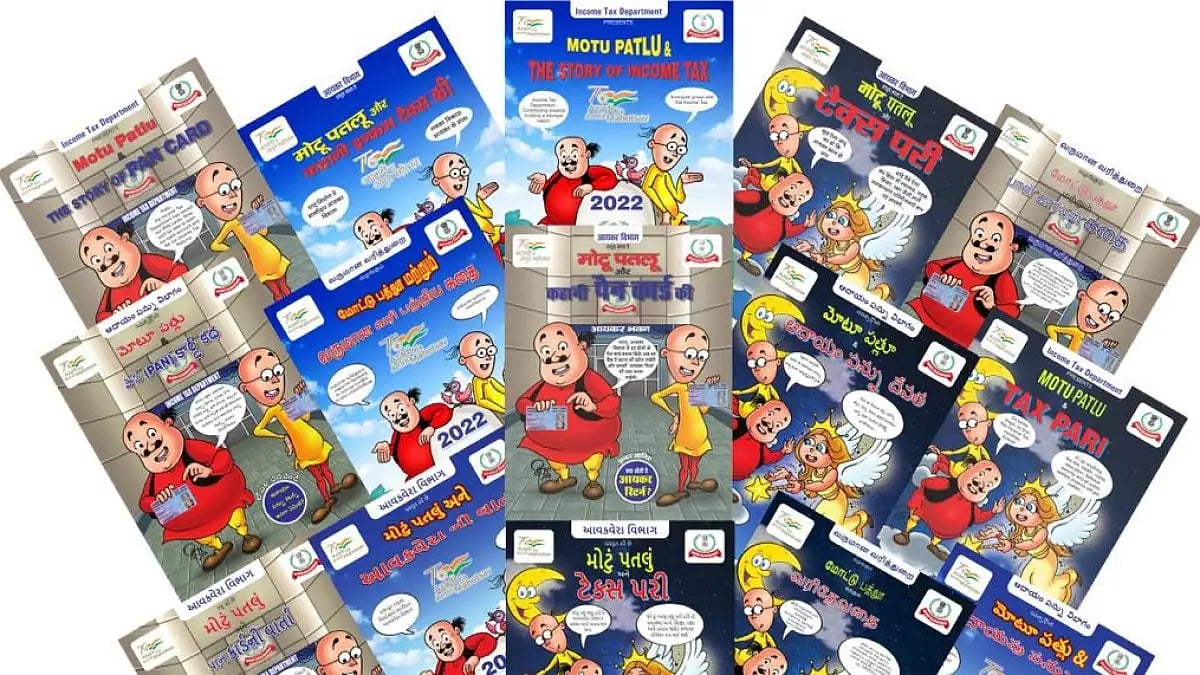  Income Tax Department has come out with Motu-Patlu comic strip to spread tax literacy