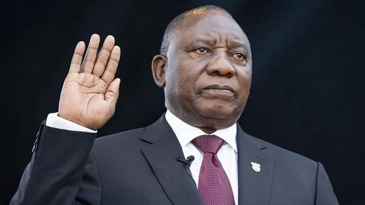 South African President Cyril Ramaphosa 