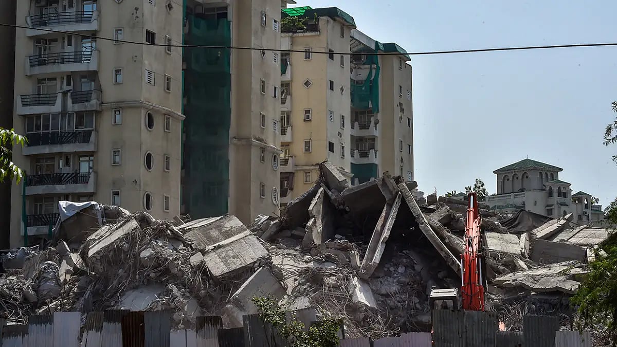 Supertechs twin towers debris 