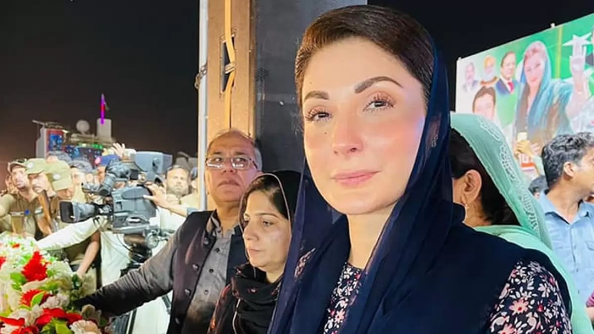 PML-N leader Maryam Nawaz Sharif, daughter of former Pakistani PM Nawaz Sharif and niece of current 