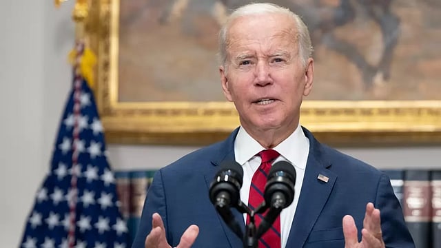 US President Biden Touts Administration's Economic Policies In State Of The Union Address