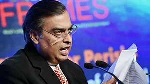 Industrialist Mukesh Ambani of Reliance Industries Limited