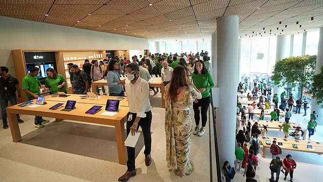 In Pics: Apple Flagship Store Opening In Mumbai