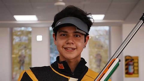 Adriyan Karmakar during the 6th edition of Khelo India Youth Games 2023 in Chennai